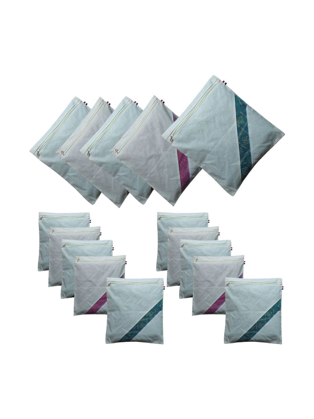 TERRALINK OVERSEAS Off White Set of 6 Regular Multi-Utility Organisers-image-34