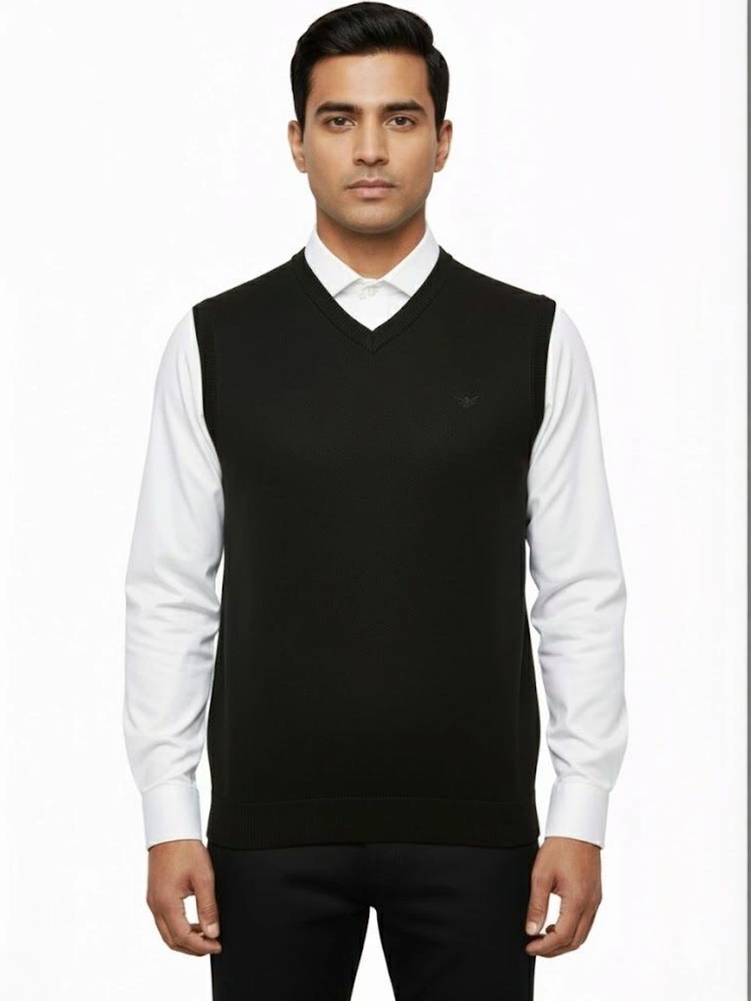 VOMAZO Men Woollen Sweater Vest-picture-45