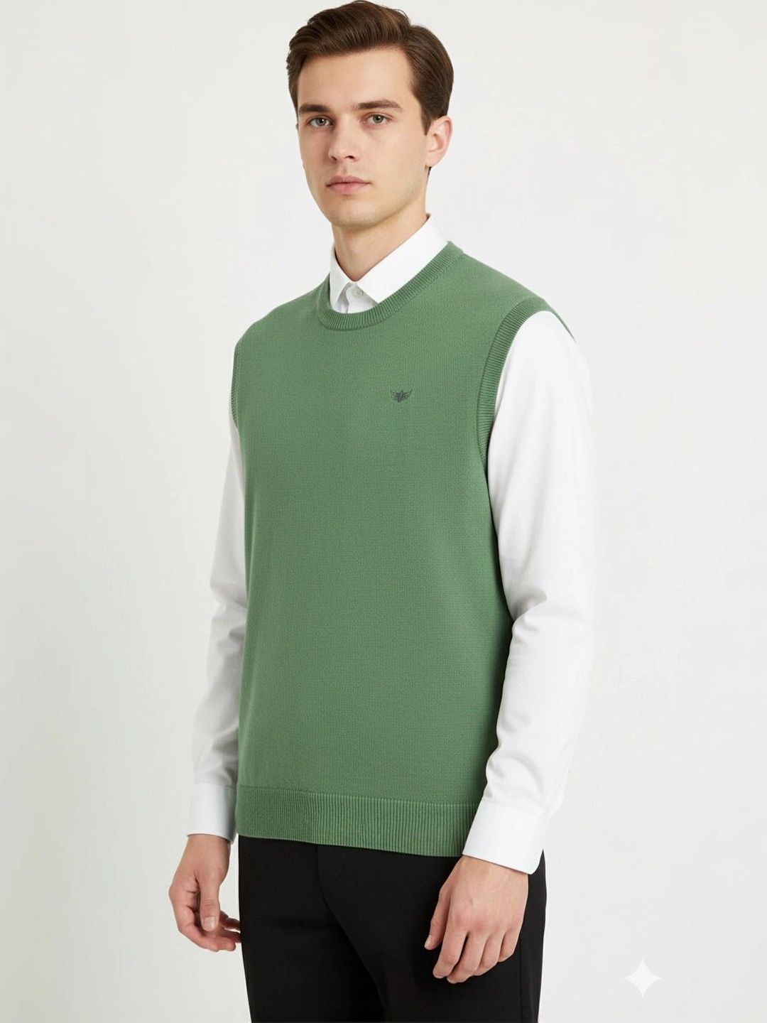 VOMAZO Men Woollen Sweater Vest-picture-22