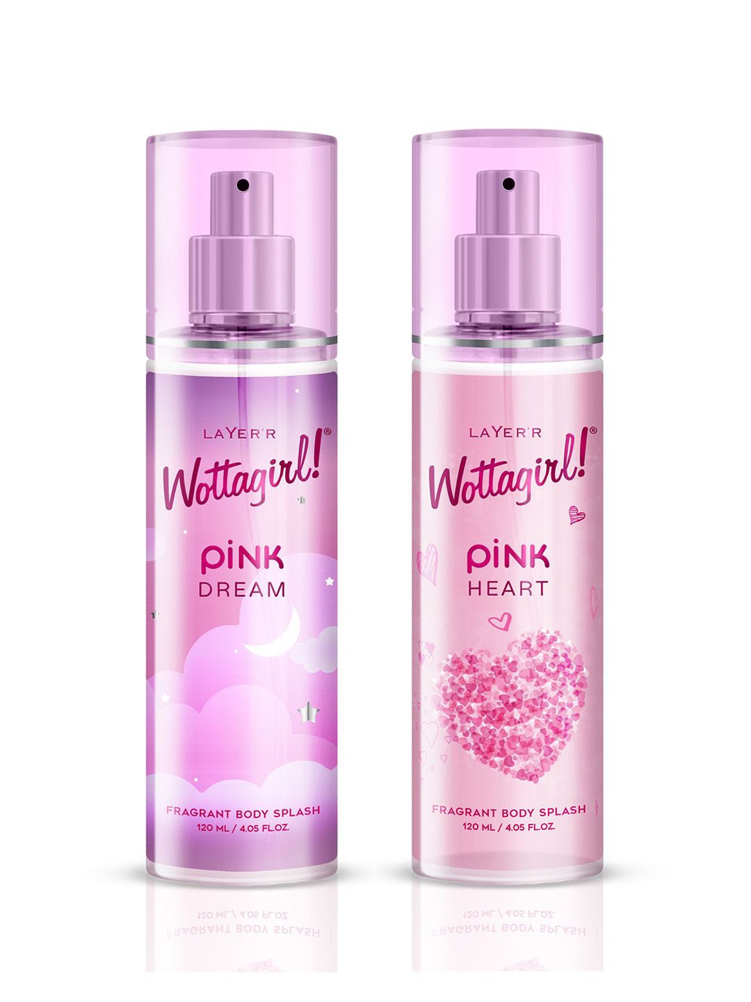 LAYER'R WOTTAGIRL! Set Of 2 Pink Dream & Pink Heart Body Mist - 120 ml Each-picture-19