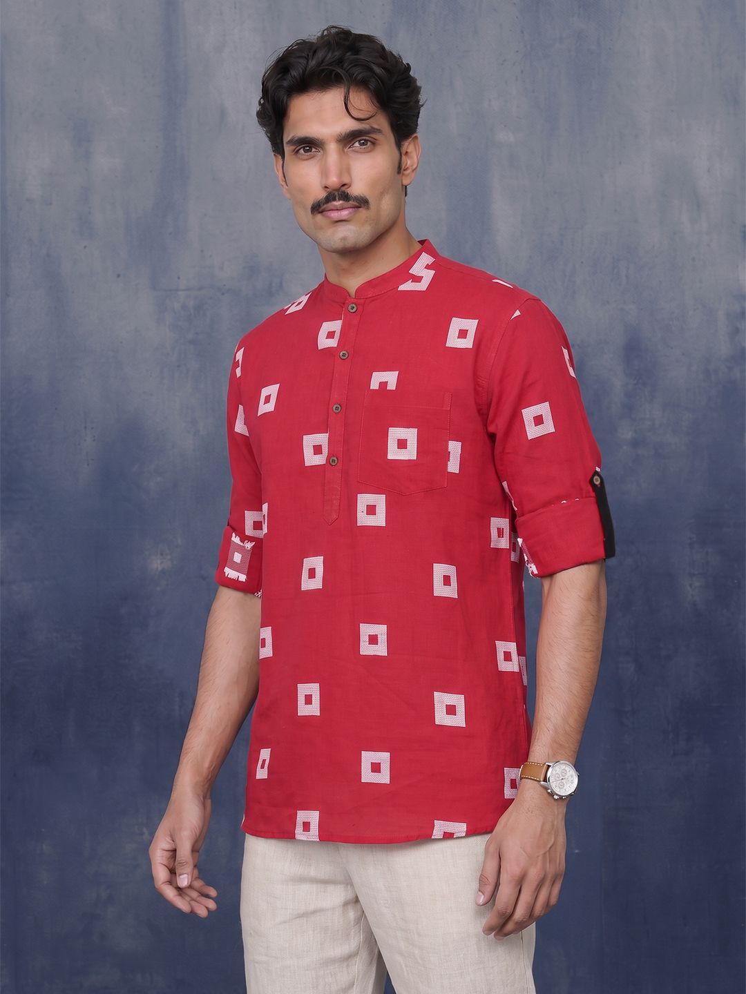 Taavi Woven Legacy Self Design Kurta-picture-22