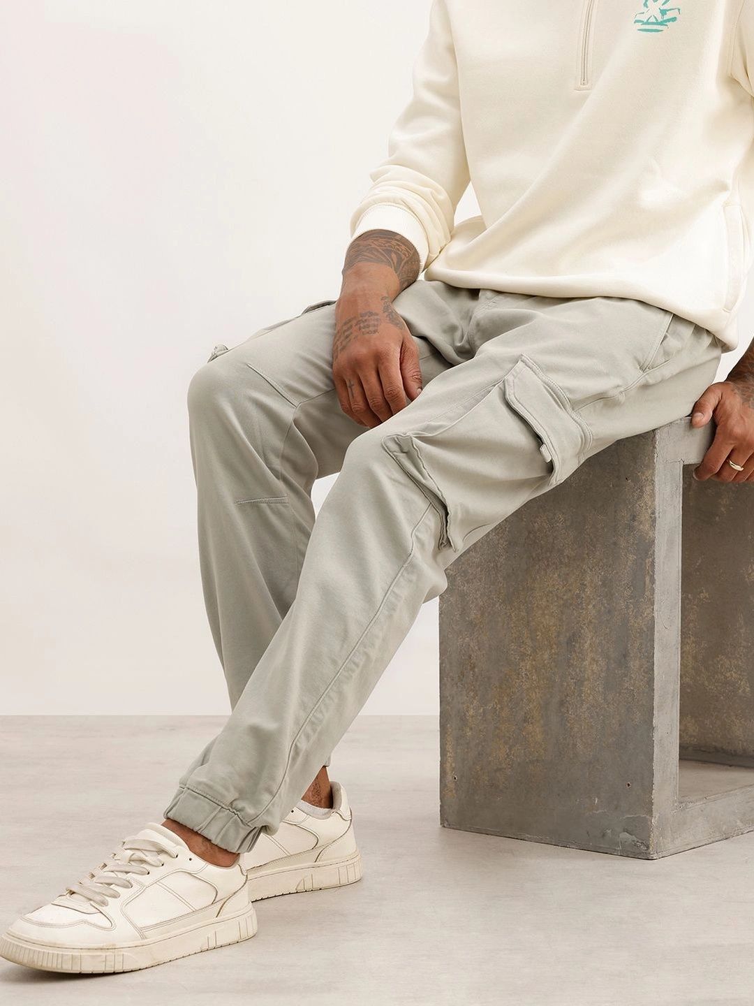 WROGN Men Straight Fit Cargos-picture-57