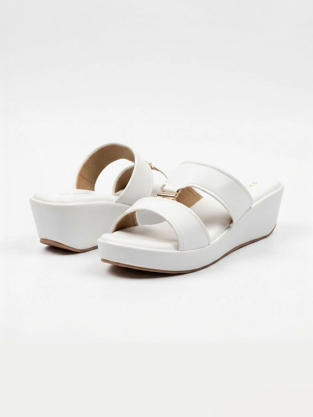 Sylcon Wedge Sandals with Buckles-picture-29