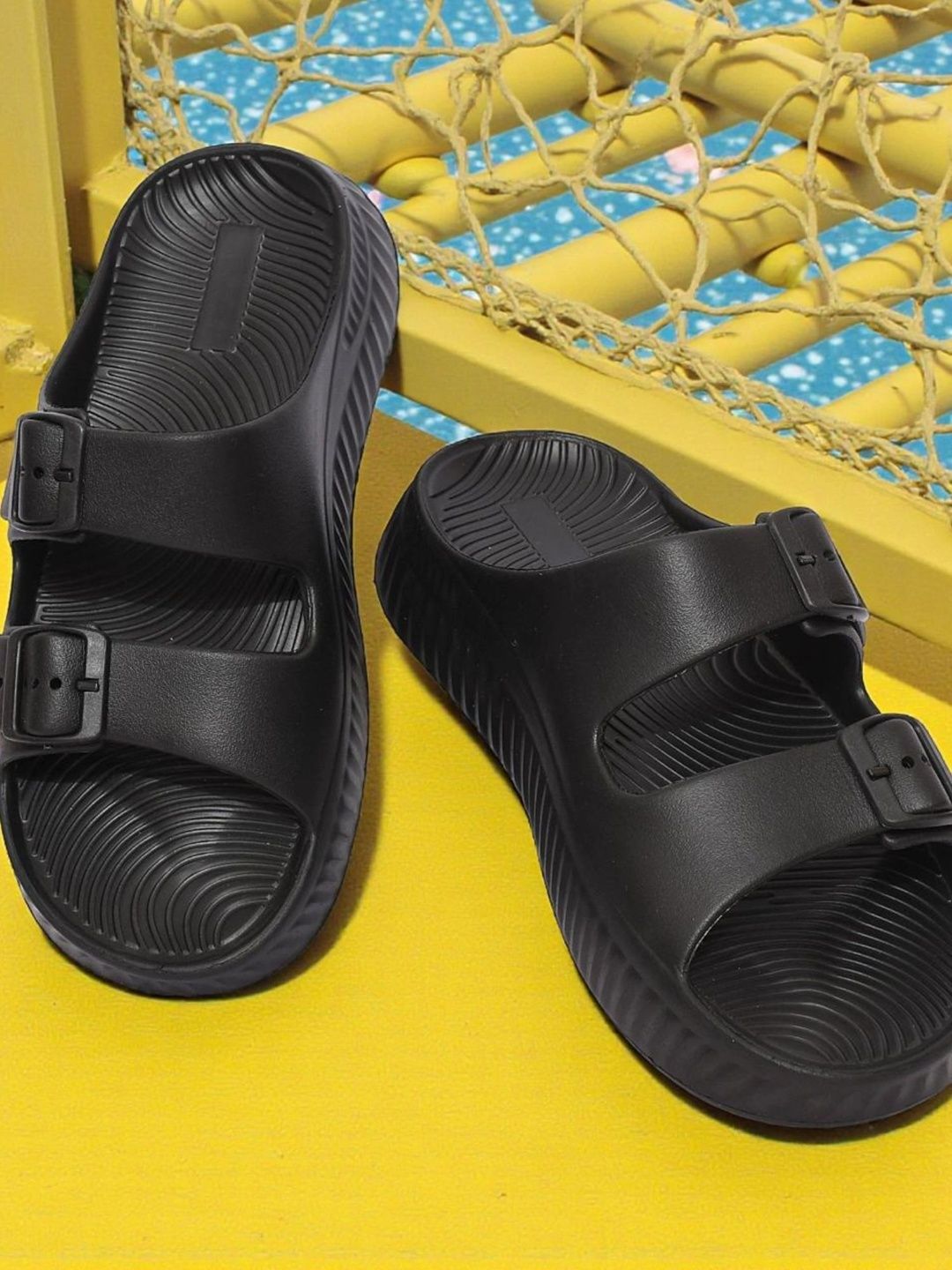 ROUX Men Rubber Sliders-picture-26