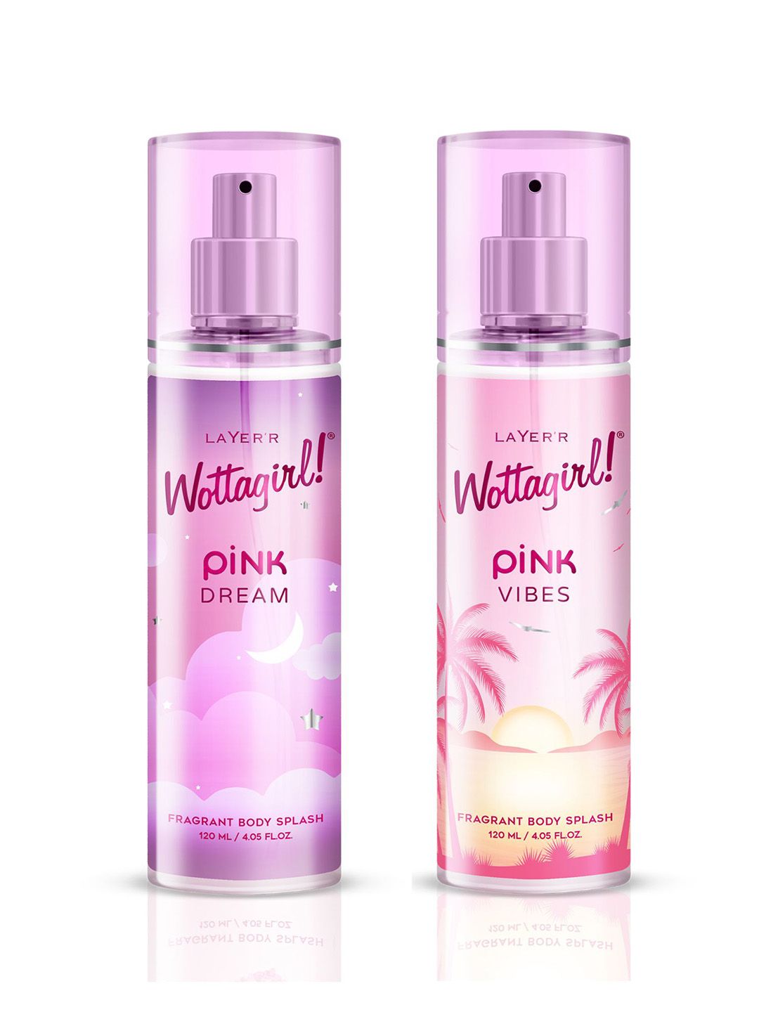 LAYER'R WOTTAGIRL! Set Of 2 Pink Dream & Pink Vibes Body Mist - 120 ml Each-picture-15