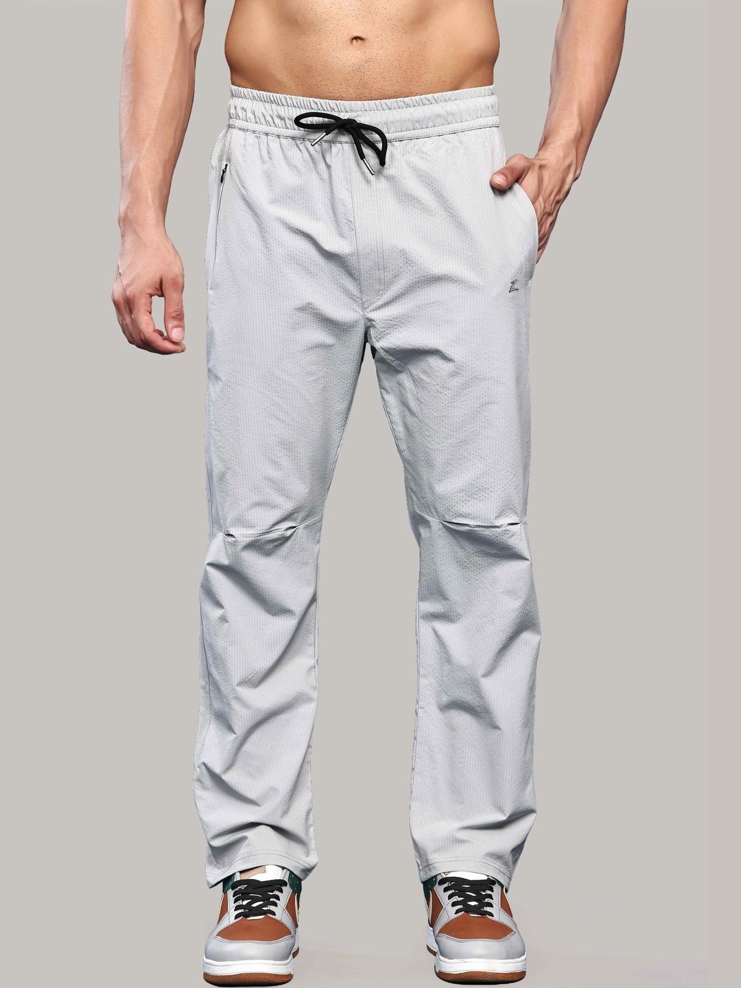 Z Zagros Men Regular Fit Textured Training Track Pants-picture-45