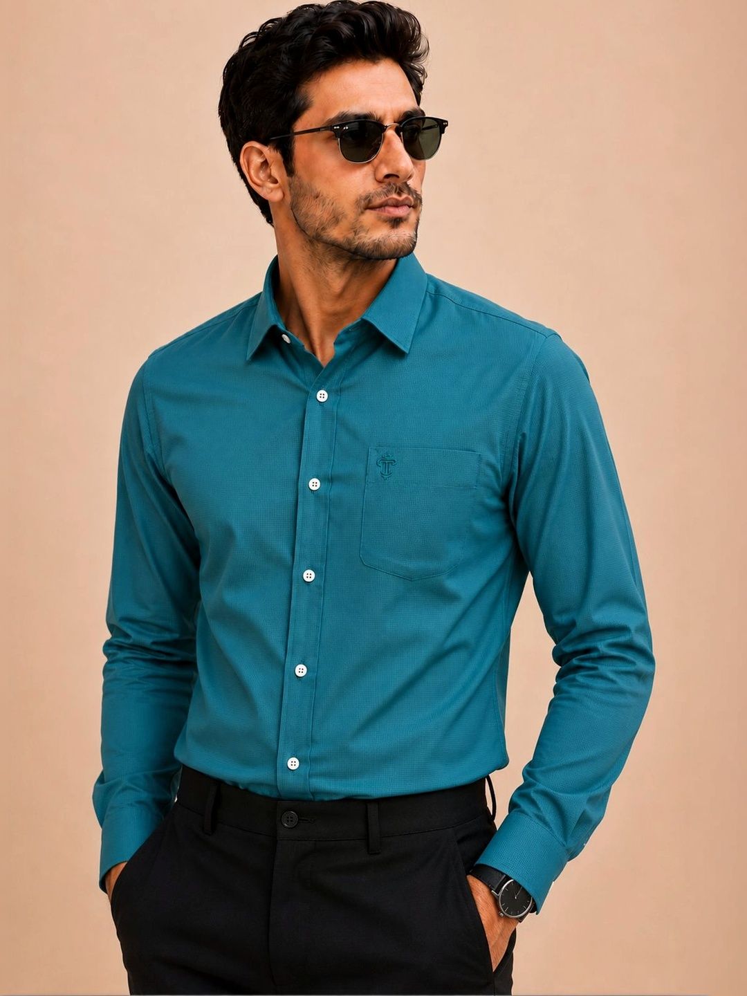 JHON TERRAIN Men Classic Casual Shirt-picture-40