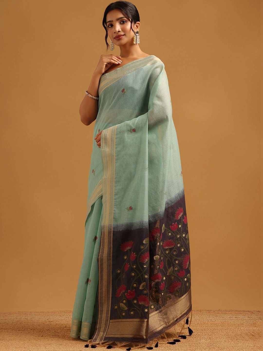 Soch Floral Embroidered Saree-picture-26