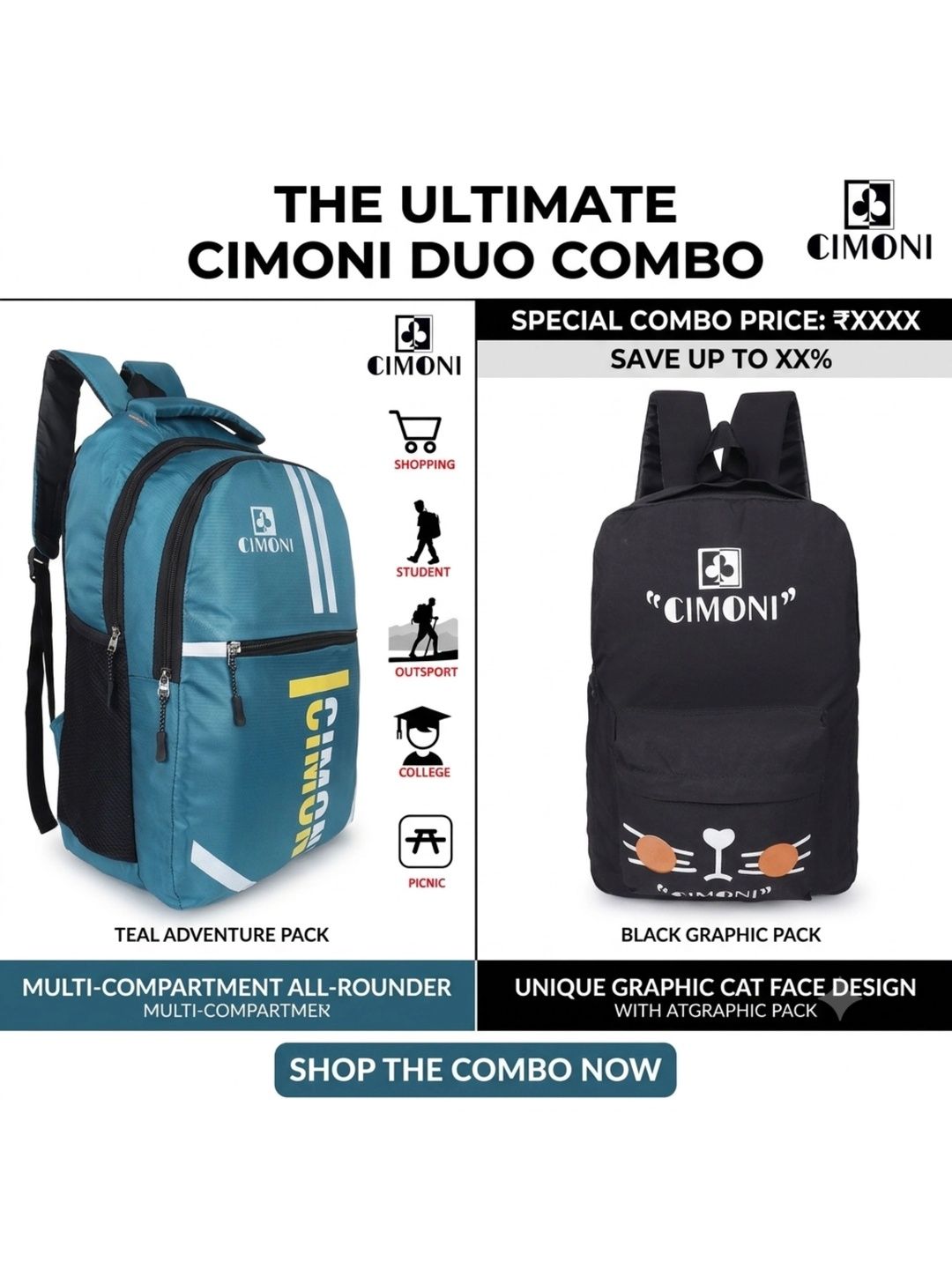 CIMONI Unisex Graphic Backpack-picture-31