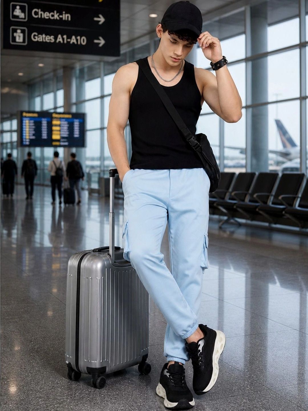 Moda Rapido Men Smart Trousers-image-30