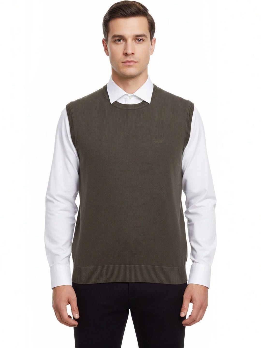 VOMAZO Men Woollen Sweater Vest-picture-26