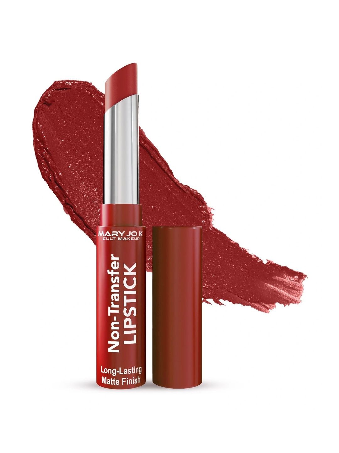 Mary Jo K Non Transfer Lipstick With Vitamin E - Red Blaze 27-picture-50