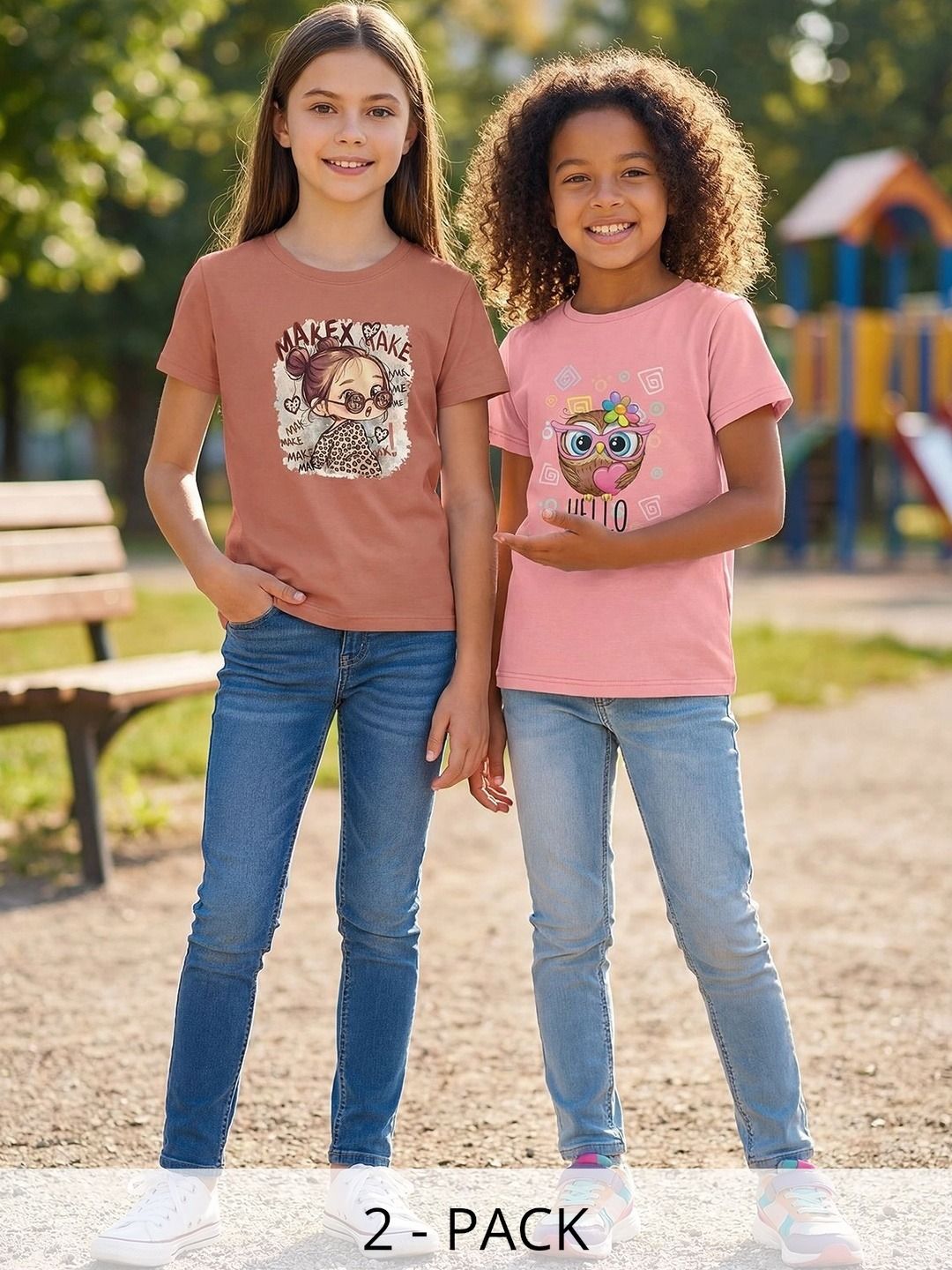 HELLCAT Girls 2 Printed T-shirt-picture-36