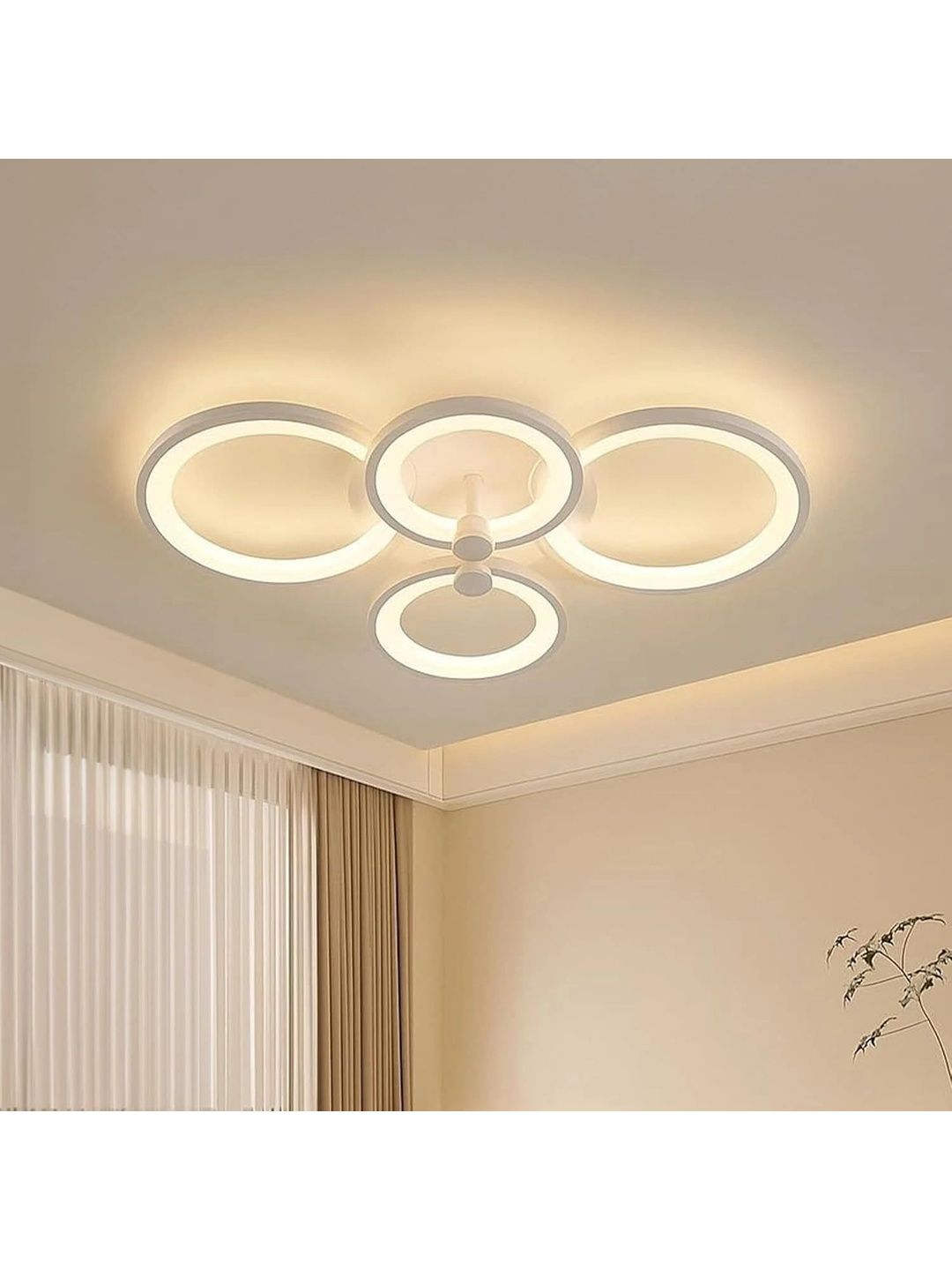 Murphy White Contemporary Ceiling Lamp-picture-20