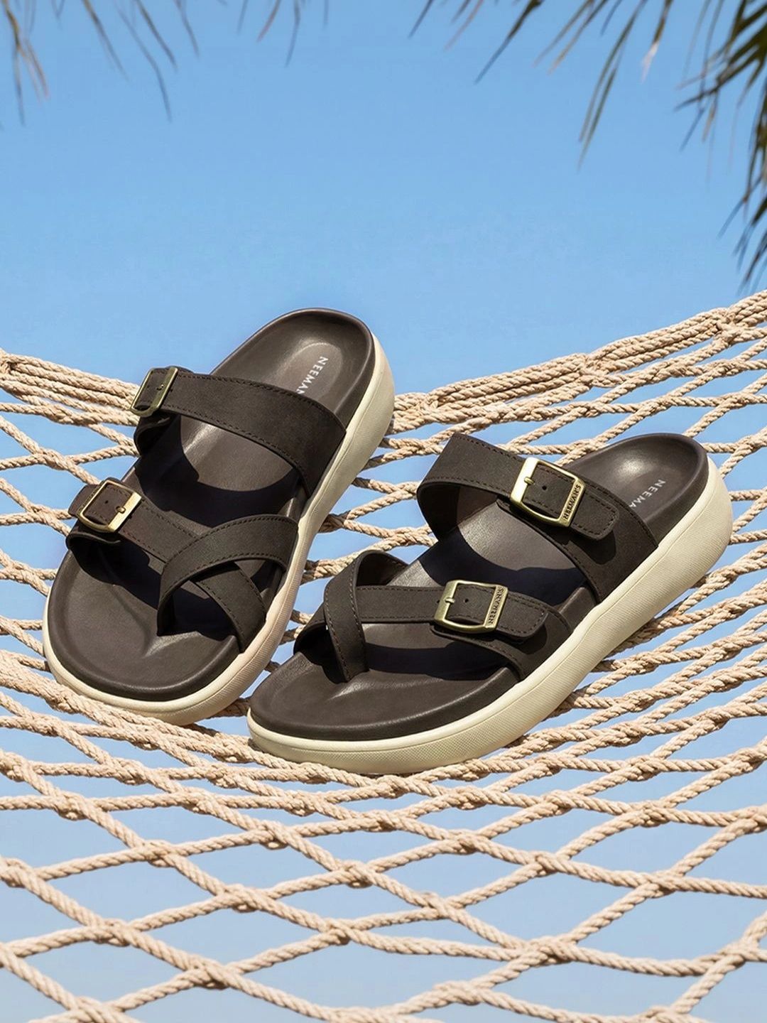 NEEMANS Men Leather Comfort Sandals-picture-37