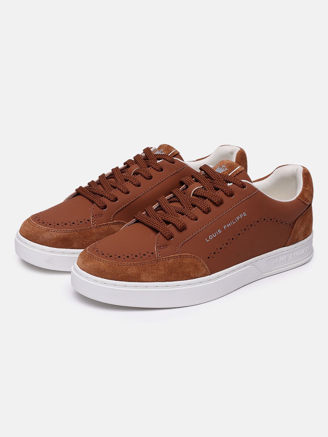 Louis Philippe Sport Men Textured Leather Sneakers-picture-38