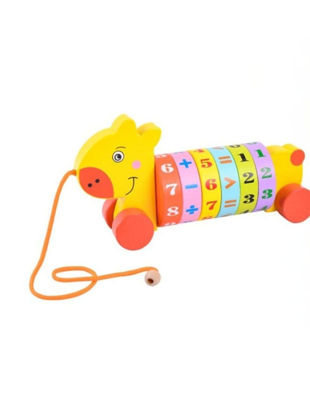 Little Mind Kids Wooden Montessori Pull Along Number Learning Set-picture-20