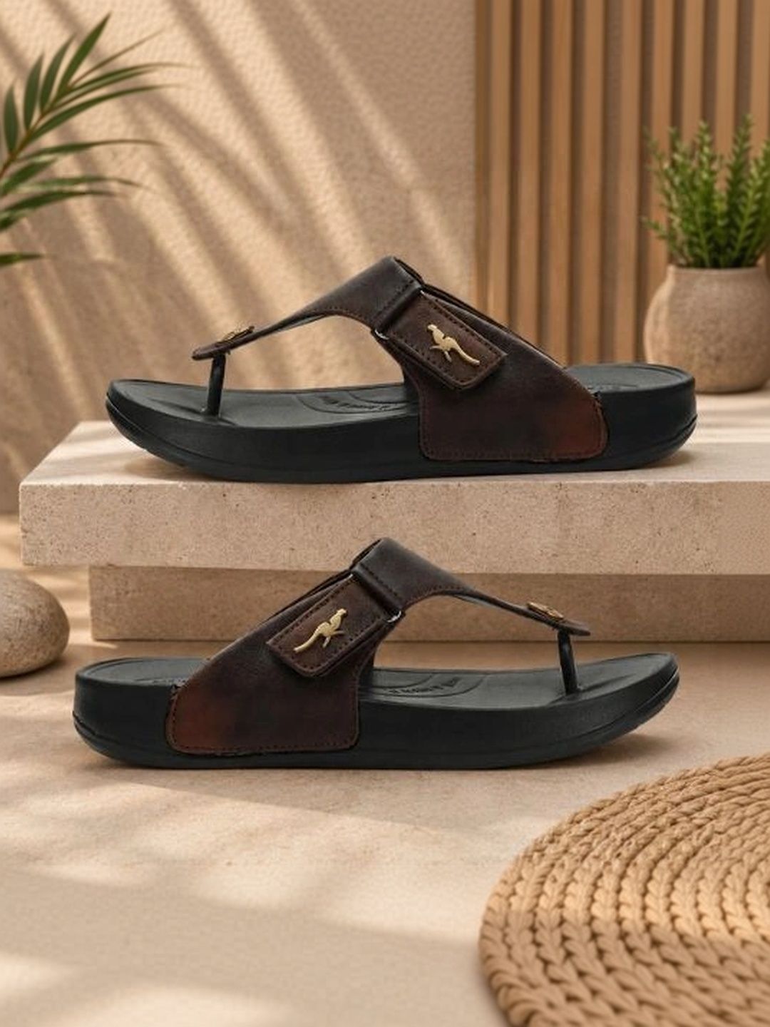 ROUX Men Rubber Thong Flip-Flops-picture-18