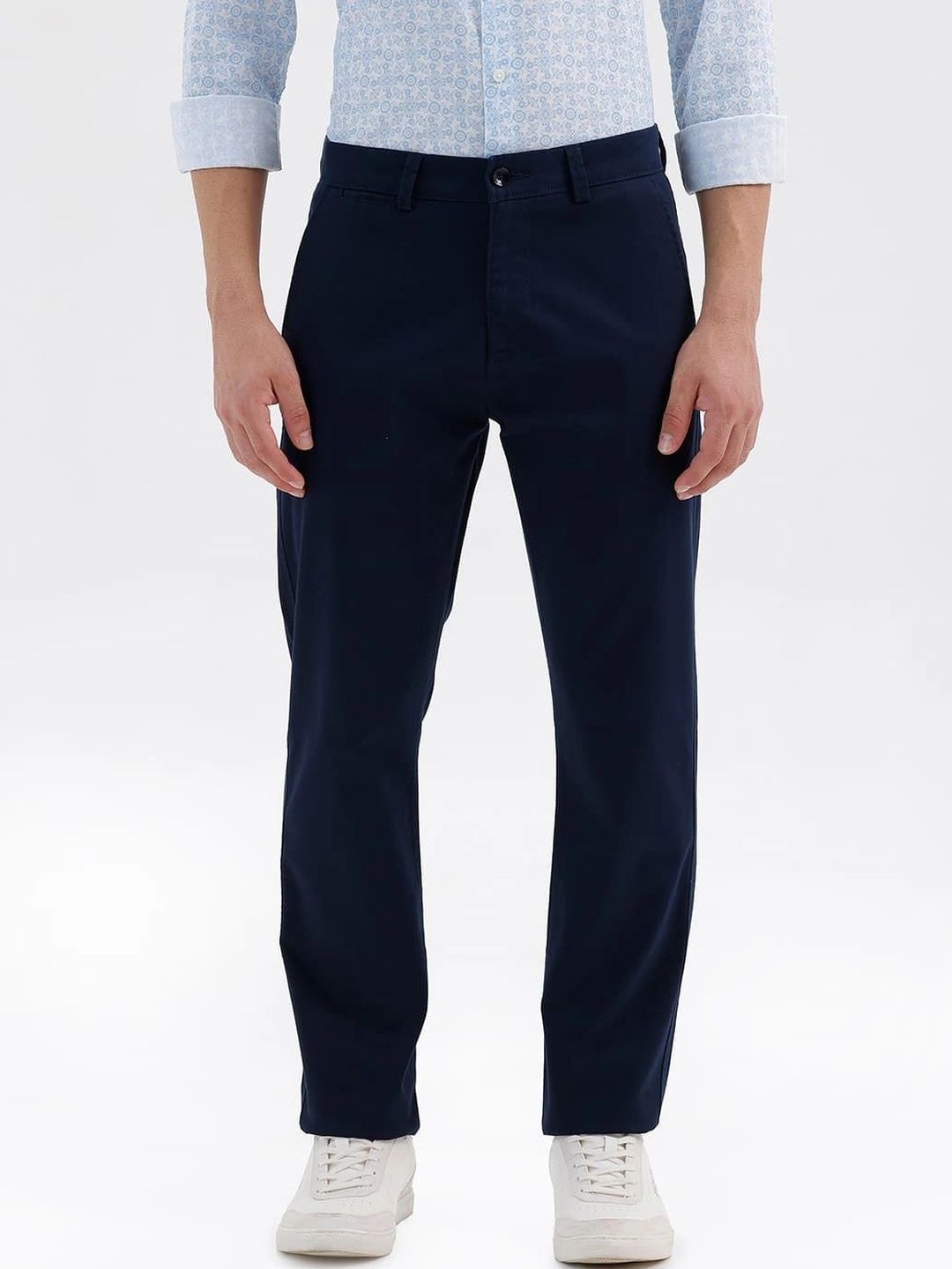 Basics Men Tapered Fit Trousers-picture-51