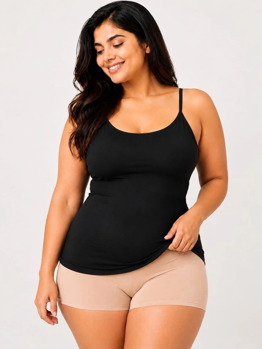 SHOP THE EDIT Adjustable Straps Camisole-picture-37