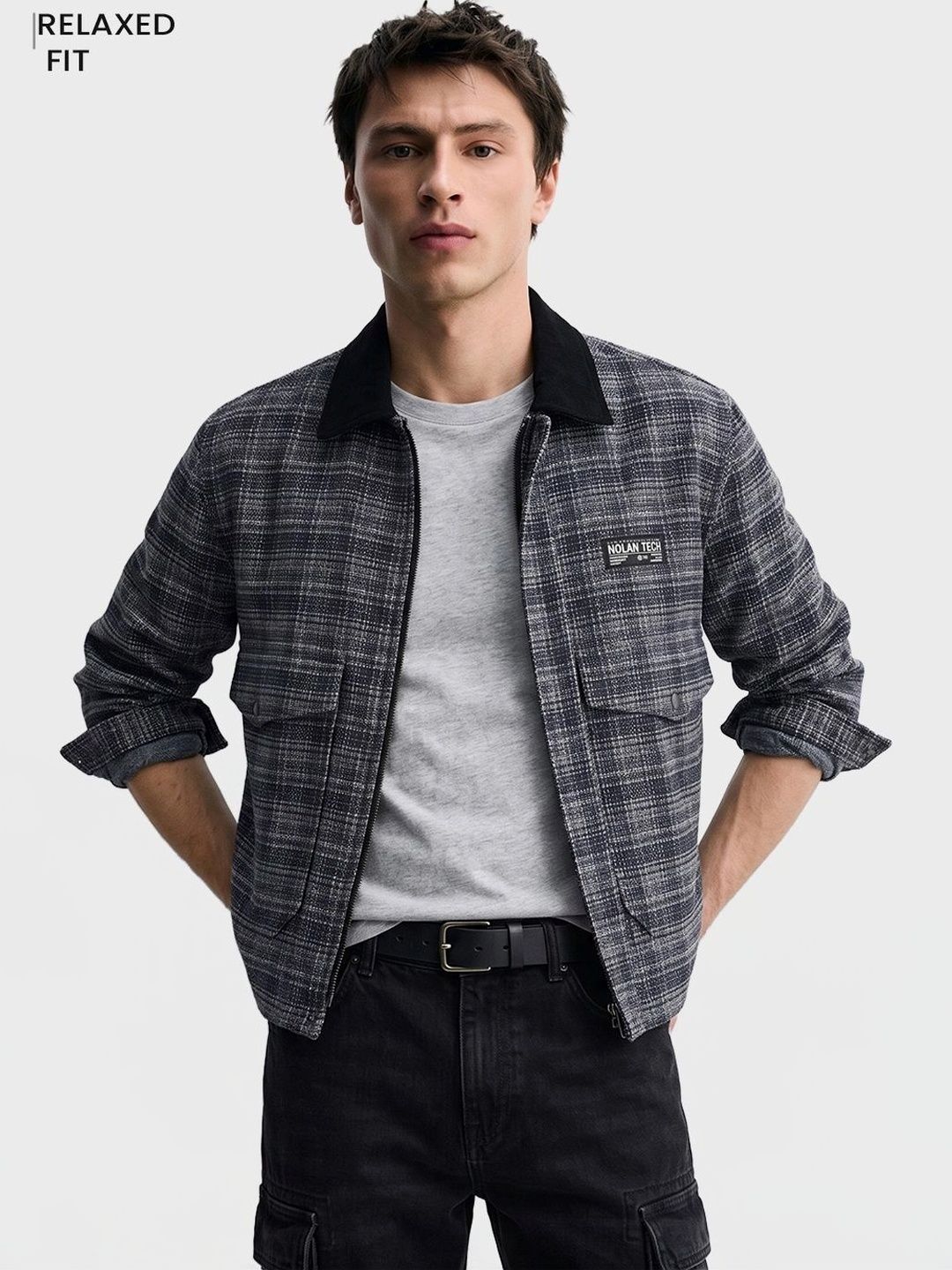 The Indian Garage Co Men Checked Woven Jacket-picture-19