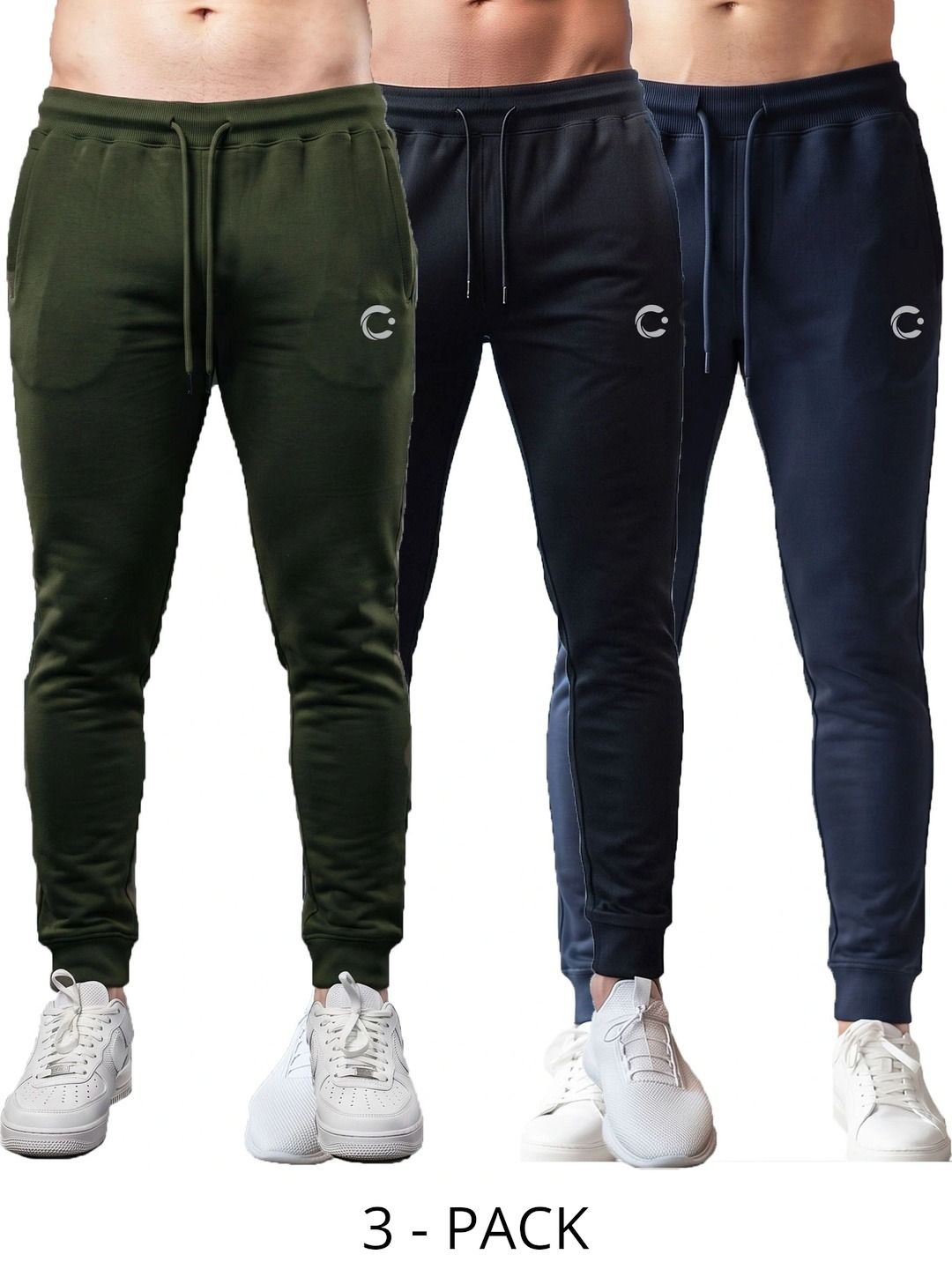 T.T. Men Pack of 3 Regular Fit Training Joggers-picture-13