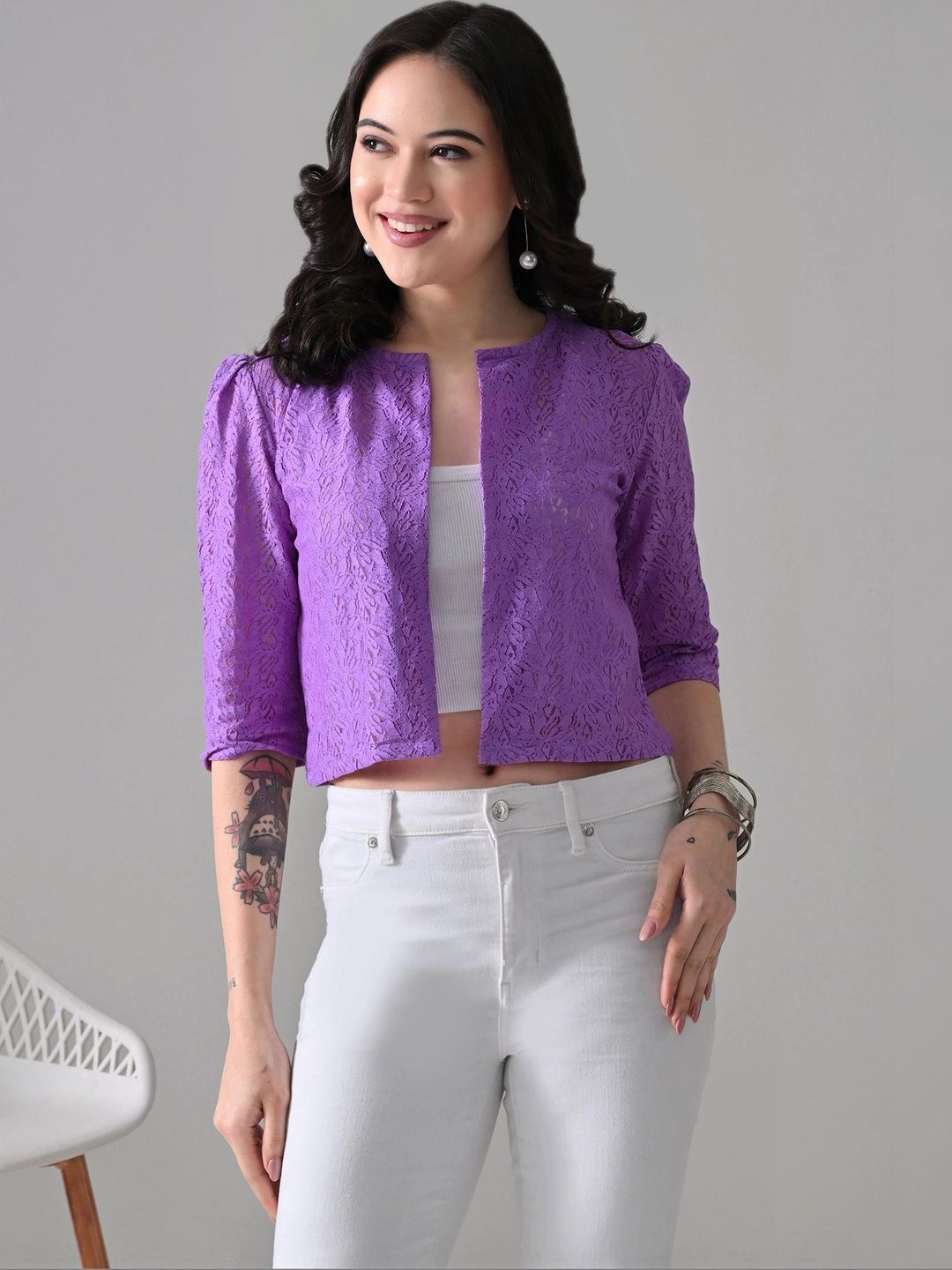 RAYWOS Women Crop Shrug-picture-14