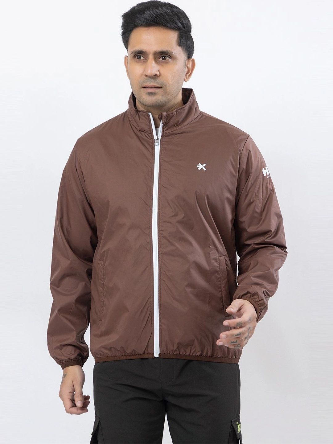 HRX by Hrithik Roshan Men Brand Logo Lightweight Sporty Jacket-picture-41