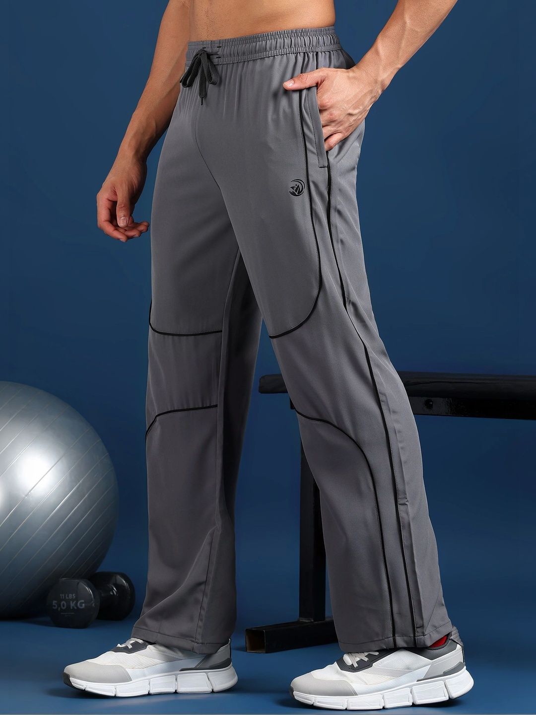 GNOCKFACE Men Baggy Rapid-Dry Training Track Pants-picture-50