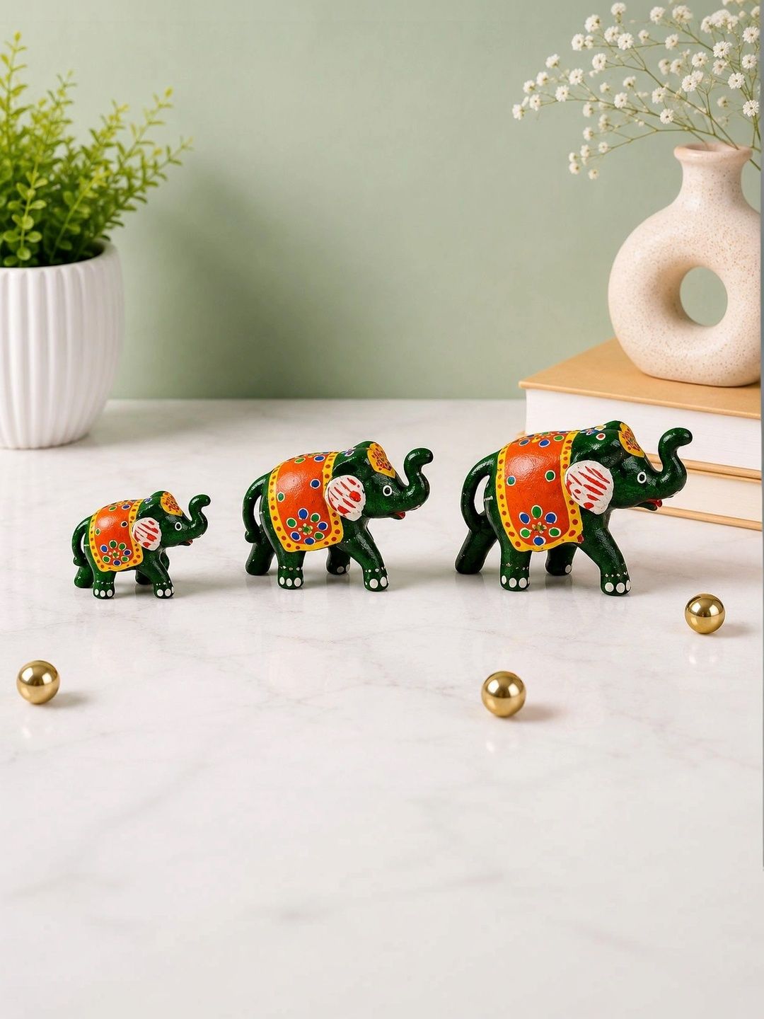 ATLANTICKRAFTS Green Figurine Showpiece-picture-39
