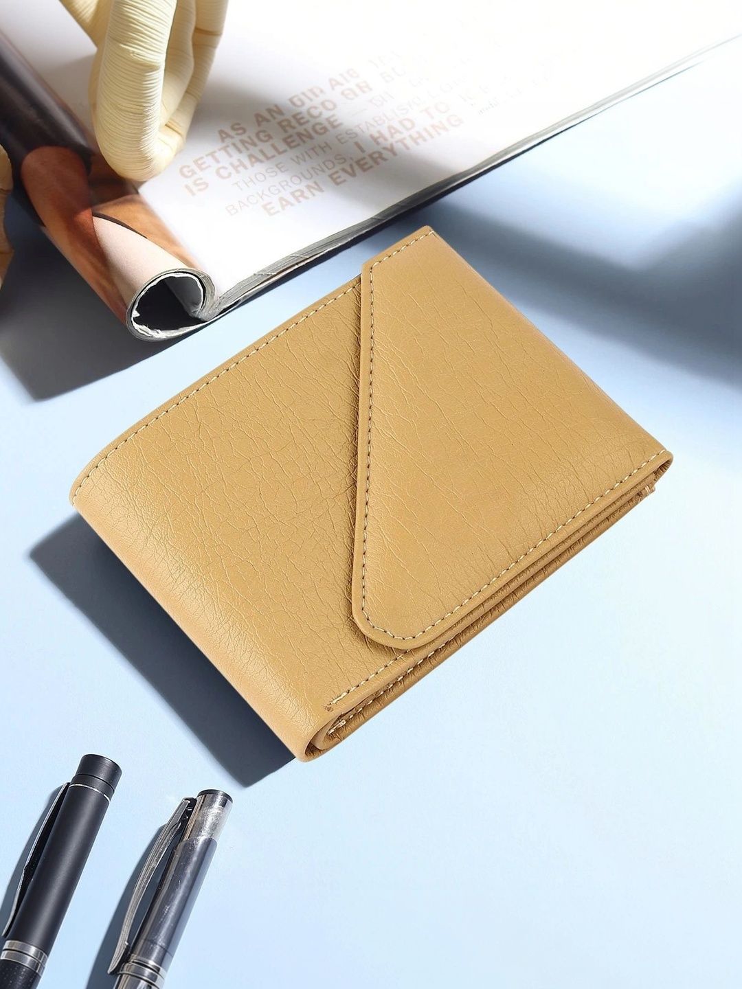 BIF Men PU Three Fold Wallet-image-14