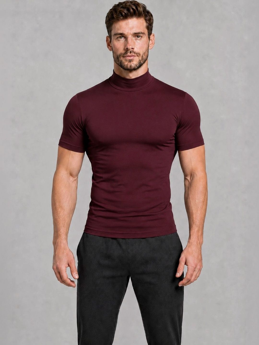 Raxedo Men High Neck T-shirt-picture-43