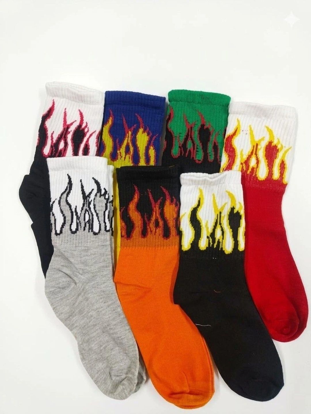 BEAR&BEYOND Men Pack of 7 Cotton Assorted Patterned Above Ankle Socks-picture-30