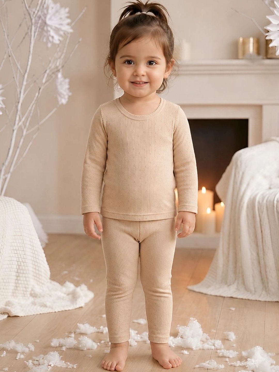 Kanvin Girls Cotton Round Neck Thermal Set-picture-17