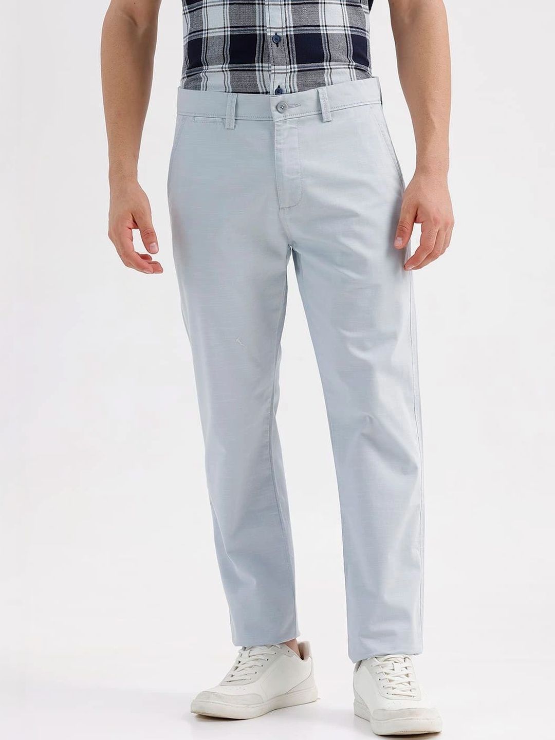 Basics Men Tapered Fit Trousers-picture-37