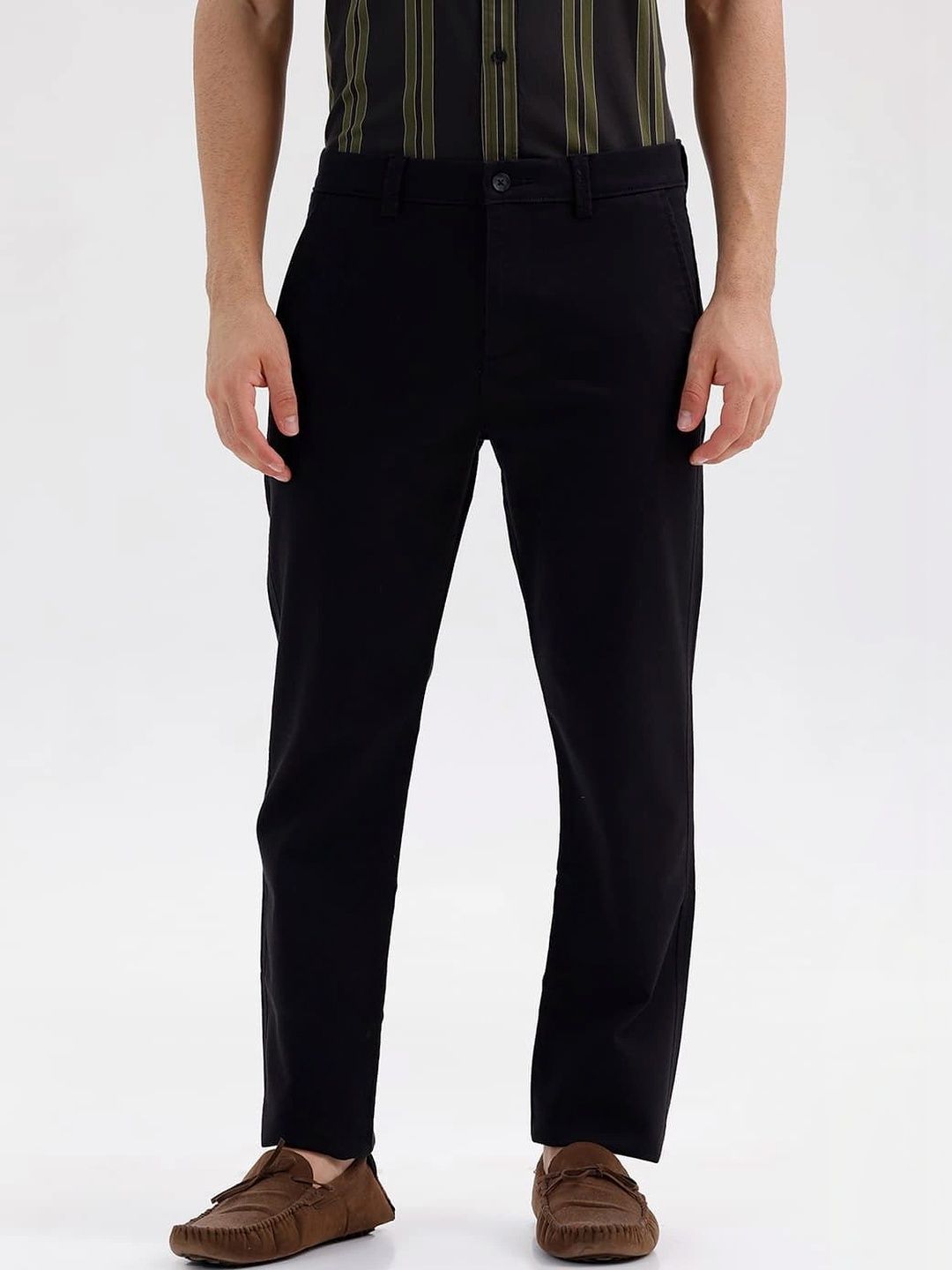 Basics Men Tapered Fit Trousers-picture-12