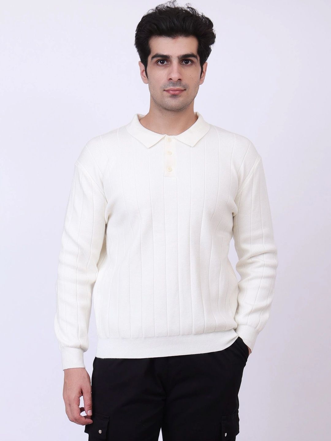 KHASAAB STYLE Men Ribbed Pullover-picture-17