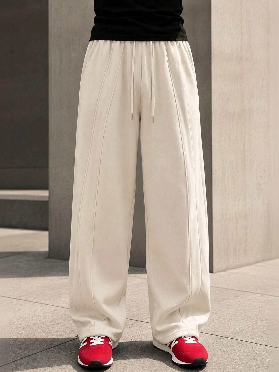 NOWI Men Relaxed Wrinkle Free Trousers-picture-47