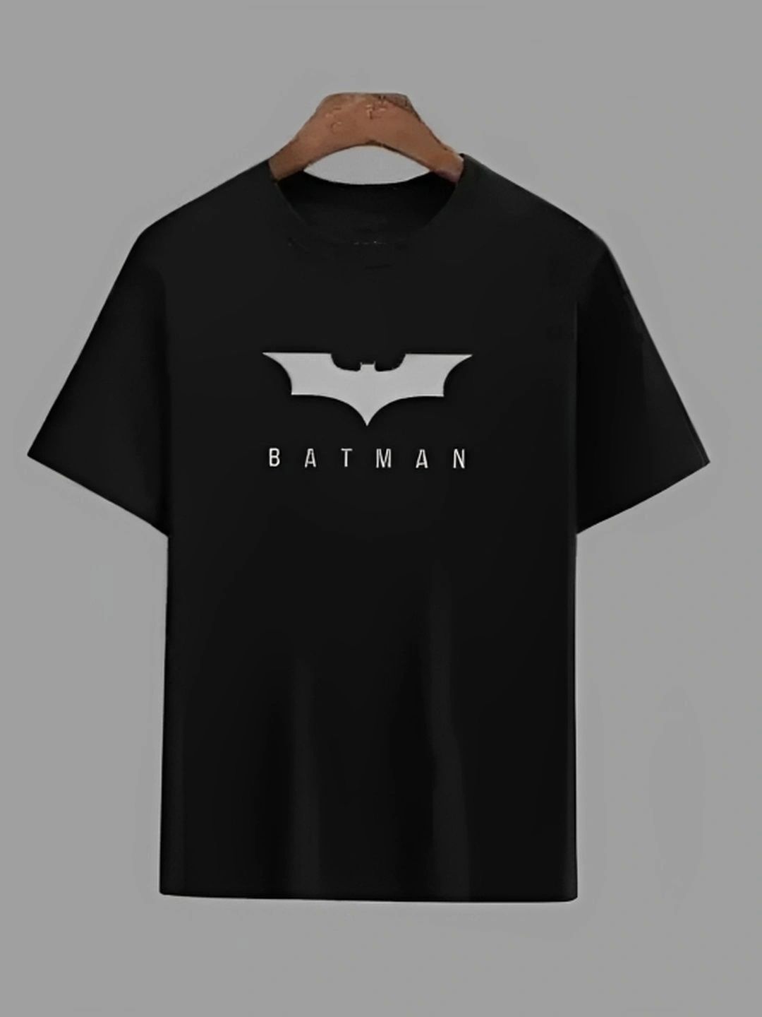 WIKE DENIMS Men Brand Logo Batman Printed T-shirt-image-8