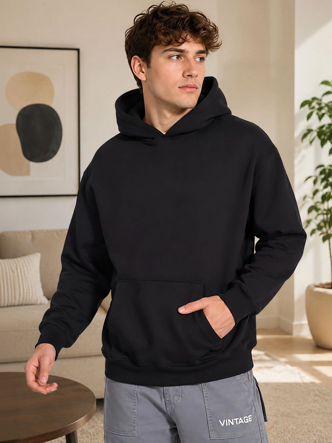 ATIGIANO Men Printed Hooded Sweatshirt-picture-37