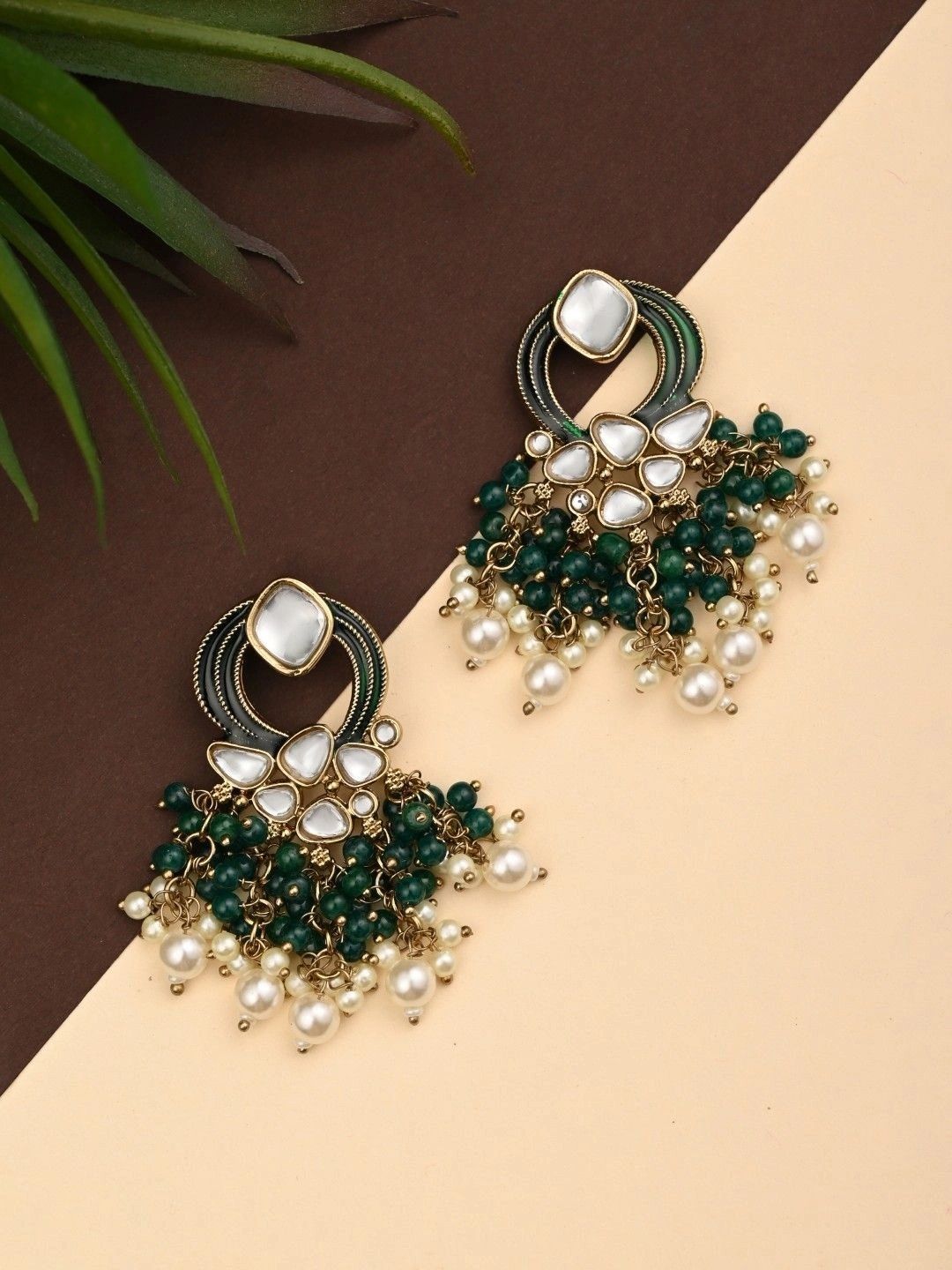 Anouk Geometric Drop Earrings-picture-43
