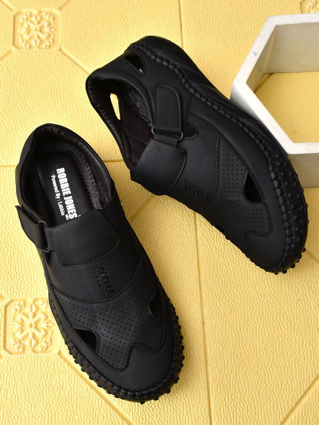 Robbie Jones Men PU Shoe-Style Sandals-picture-56
