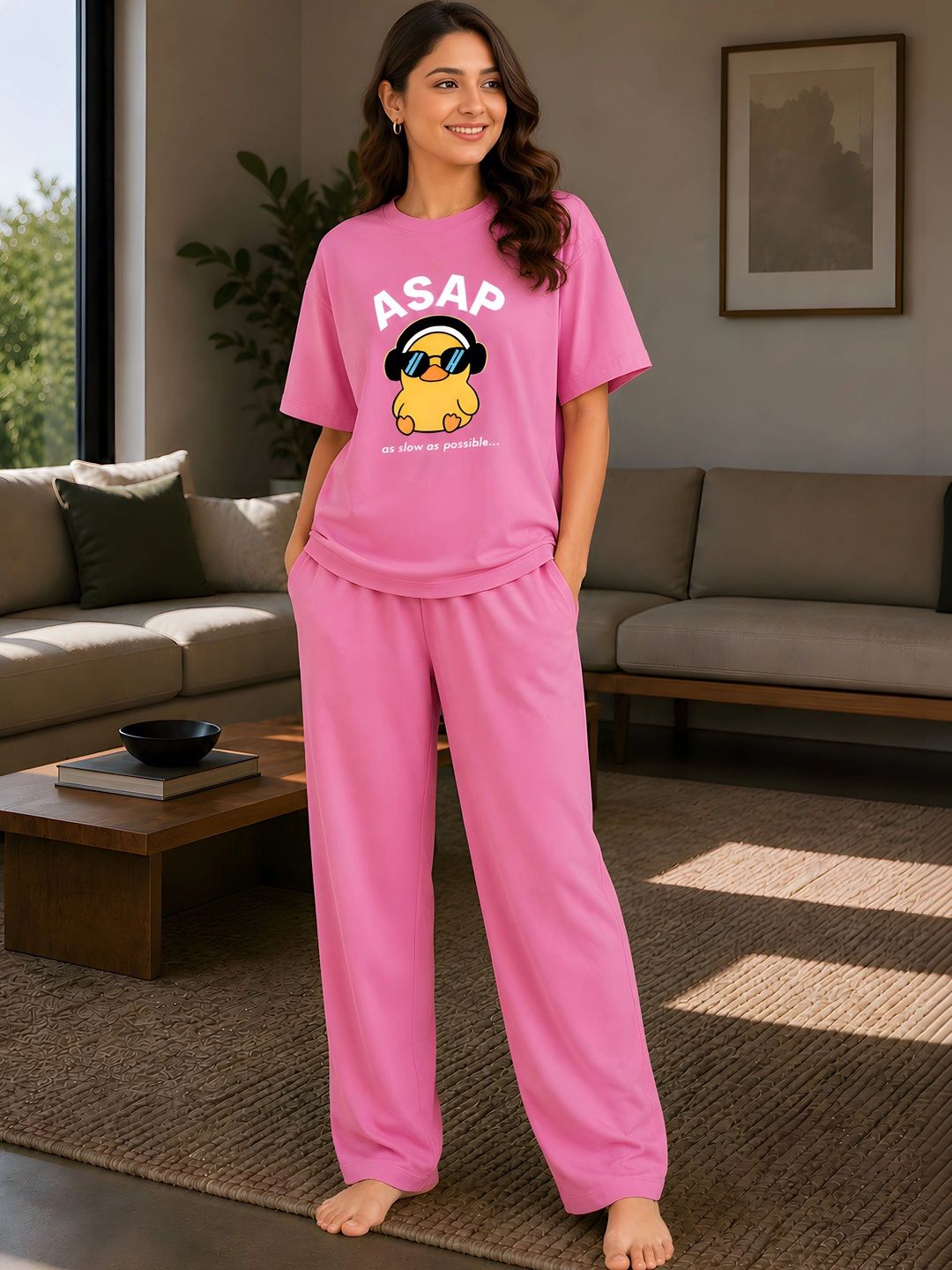 ELVIA Women Printed Night suit-picture-57