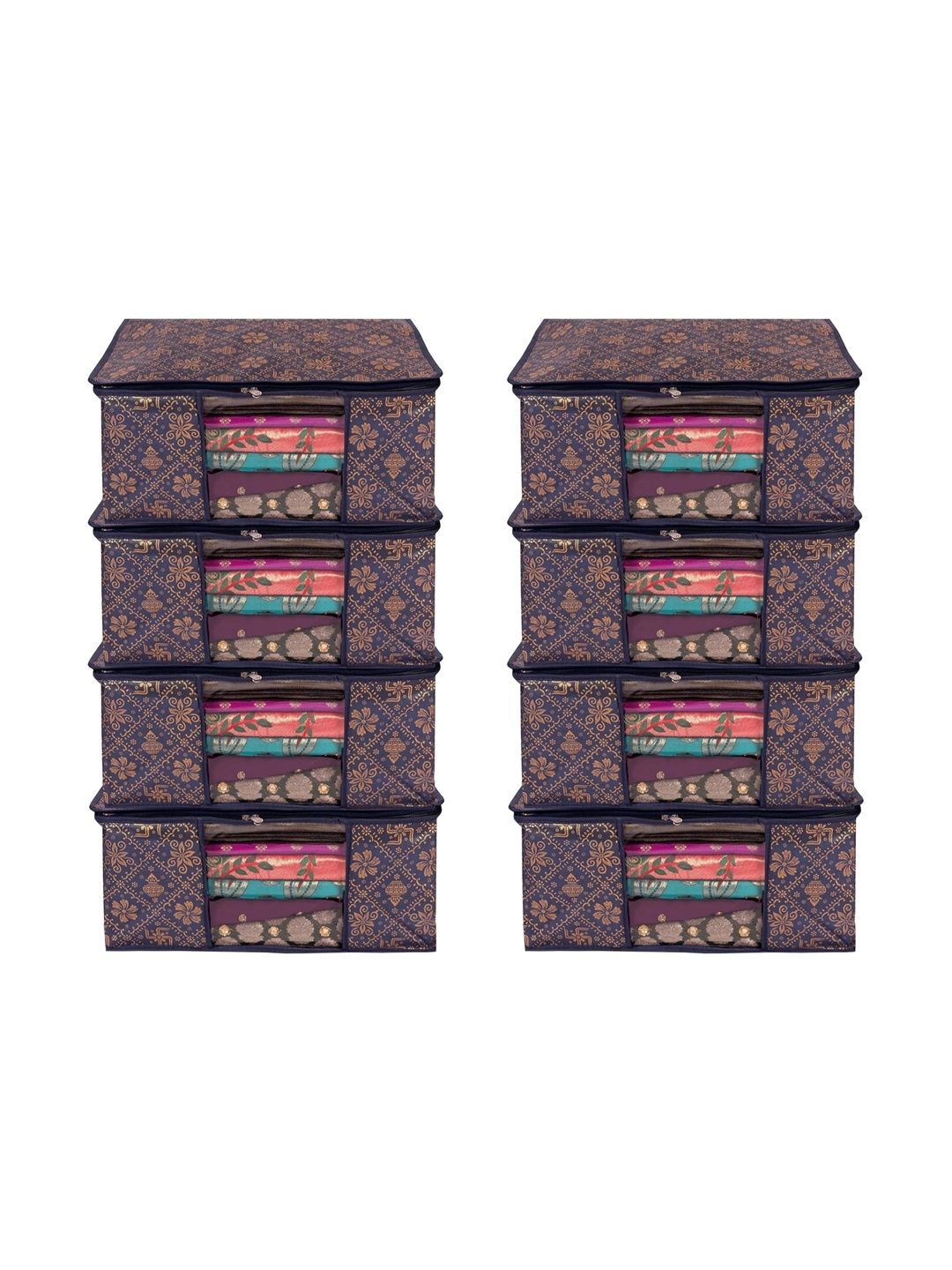 AARON INC Blue Set of 6 Reusable Multi-Utility Organisers-image-40