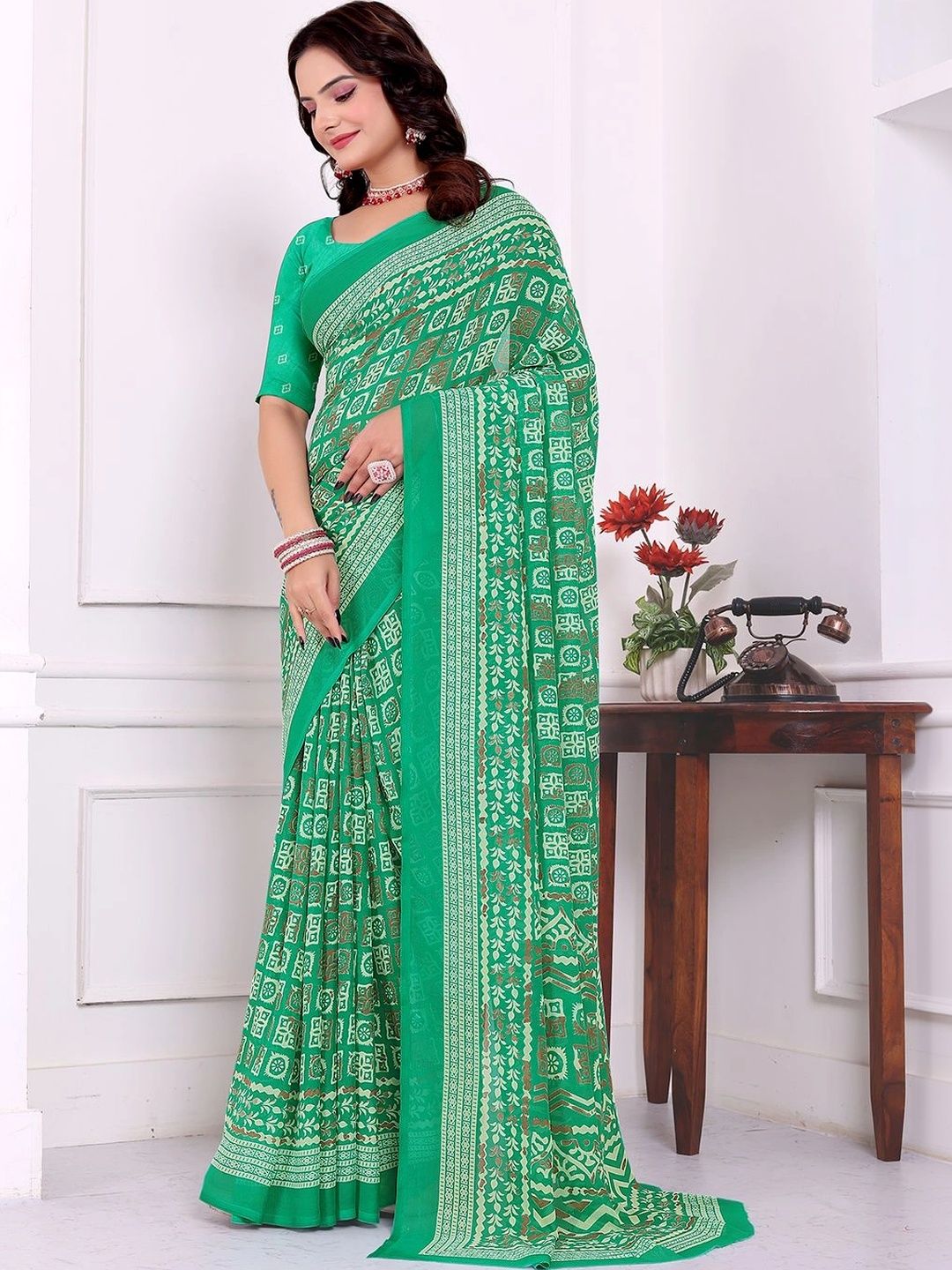 KANURIKAA Poly Georgette Saree-picture-22
