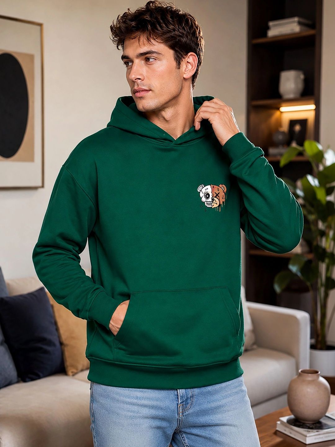 MaverIQ Men Printed Hooded Sweatshirt-picture-40