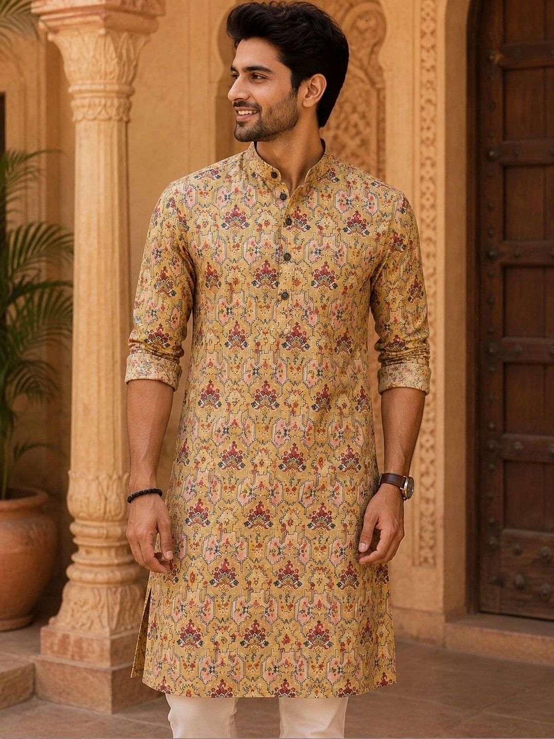 FUBAR Men Ethnic Motifs Printed Kurta-picture-10