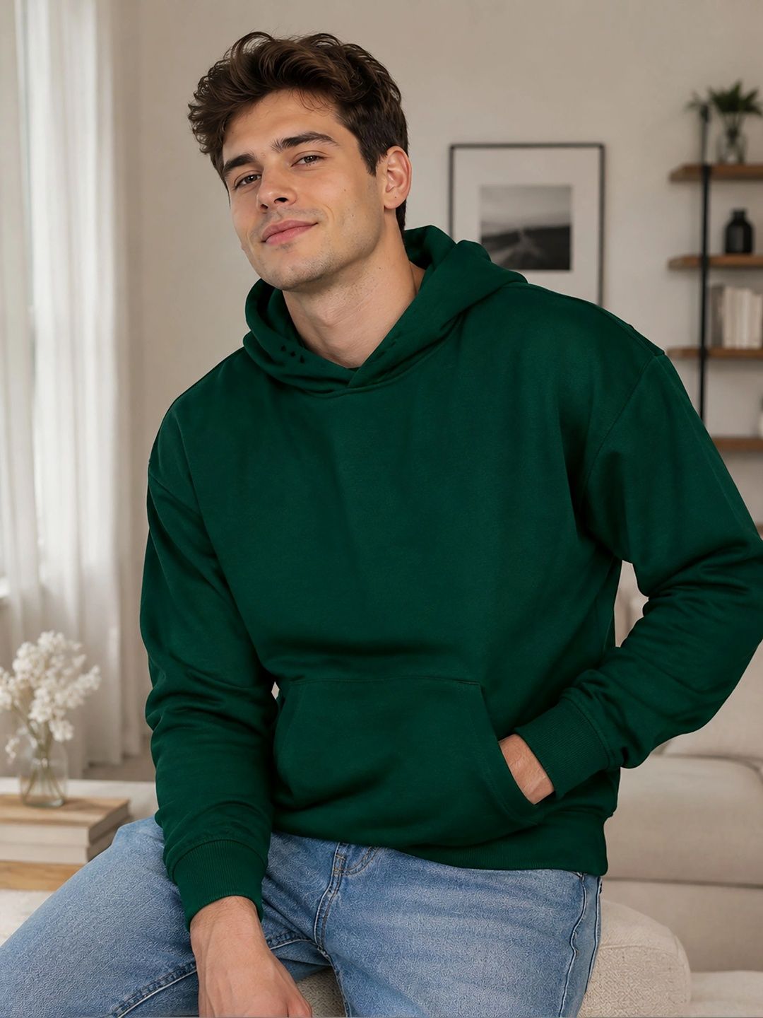 SZN Men Printed Hooded Sweatshirt-picture-52