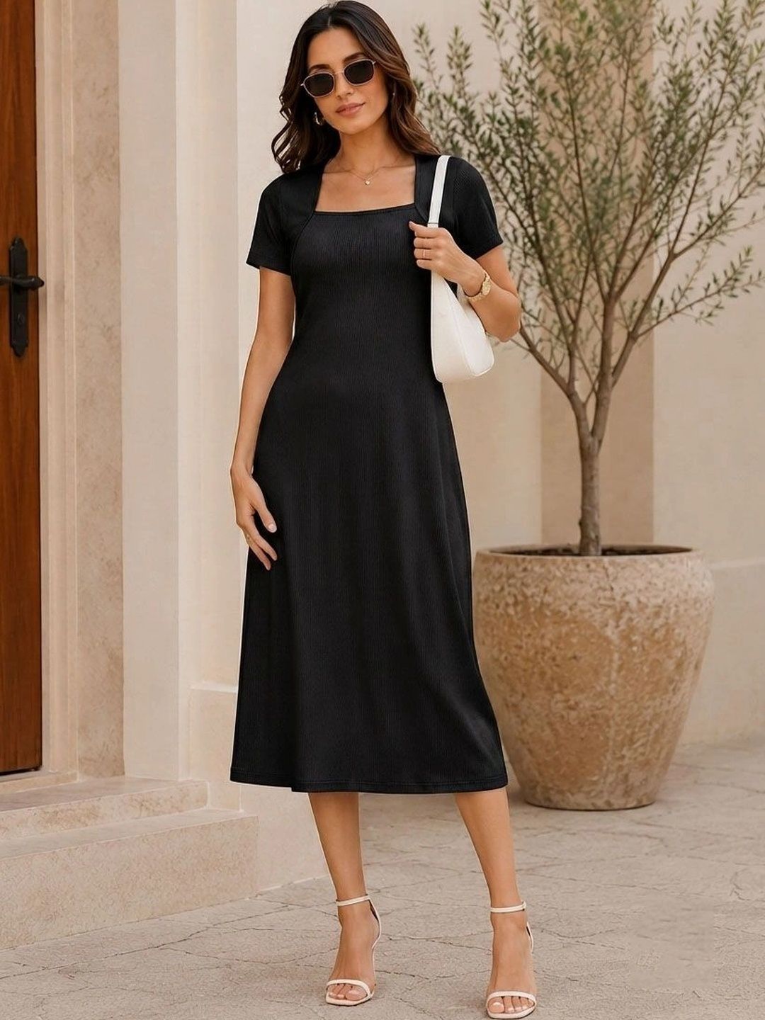 Oomph! A-Line Midi Dress-picture-33