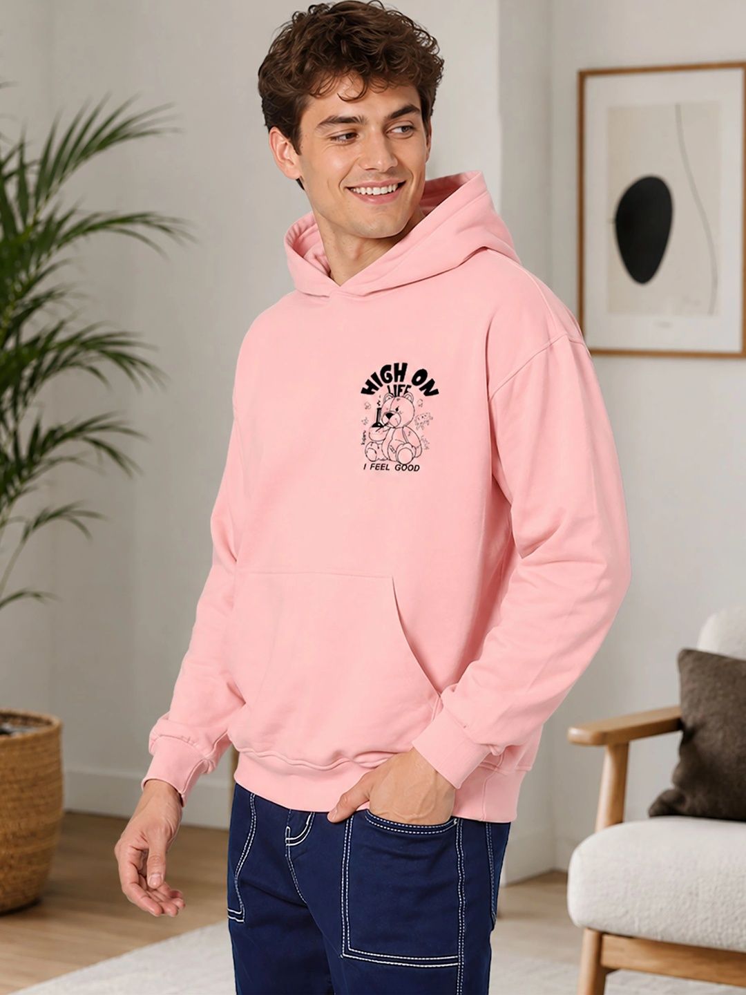 THE BEETEL HOUSE Men Printed Hooded Sweatshirt-picture-39